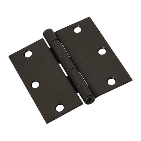 National Hardware National Hardware 3-1/2 in. L Oil Rubbed Bronze Door Hinge 1 pk N830-203